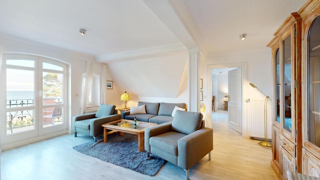 Fewo Direkt Am Strand Mit Meerblick Und Balkon,Villa Glueckspilz, Binz Exterior foto