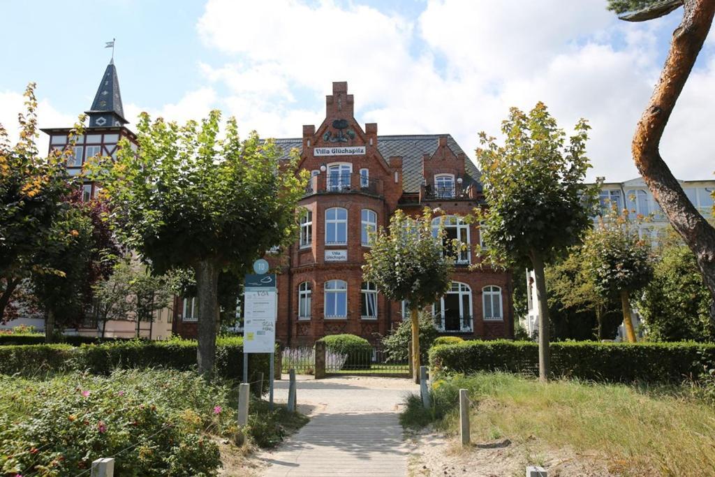 Fewo Direkt Am Strand Mit Meerblick Und Balkon,Villa Glueckspilz, Binz Exterior foto