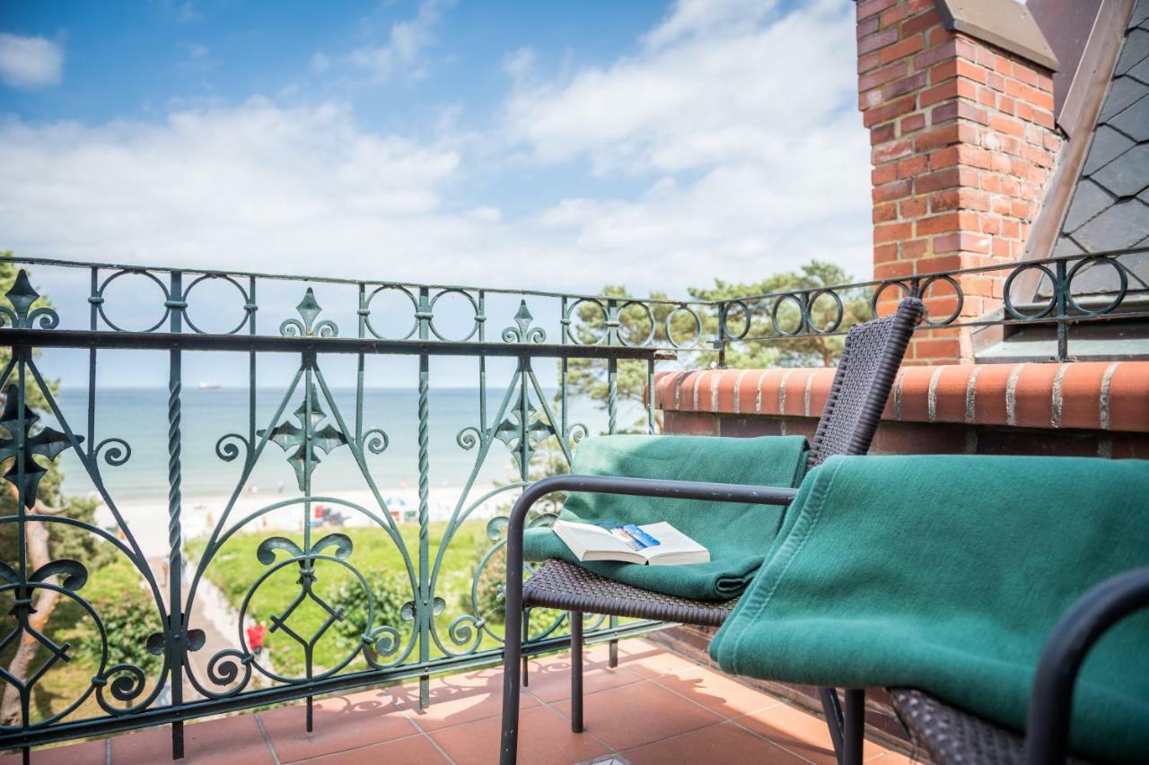 Fewo Direkt Am Strand Mit Meerblick Und Balkon,Villa Glueckspilz, Binz Exterior foto